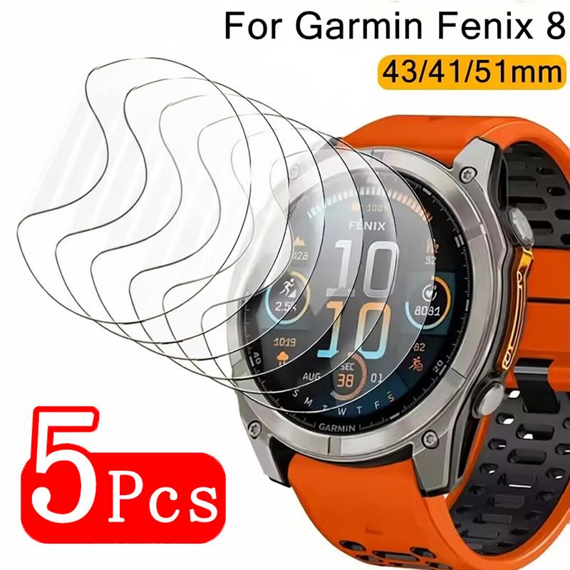 Hydrogel Screen Protector - 1-5 Stück Hydrogel-Displayschutzfolie für Garmin Fenix