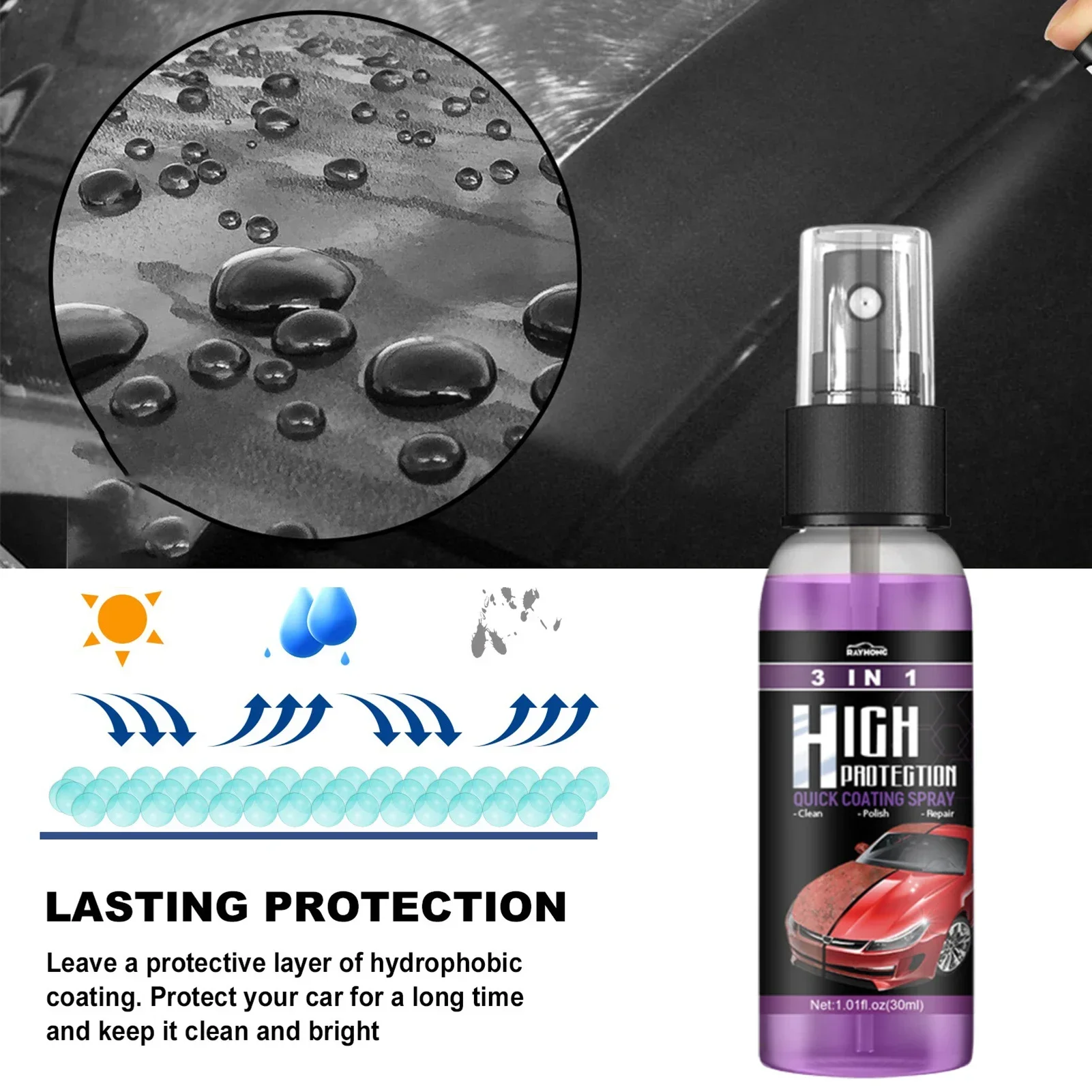 3-in-1 Auto Keramik-Flüssigbes – Nano Liquid Coating Bewertung und Preis