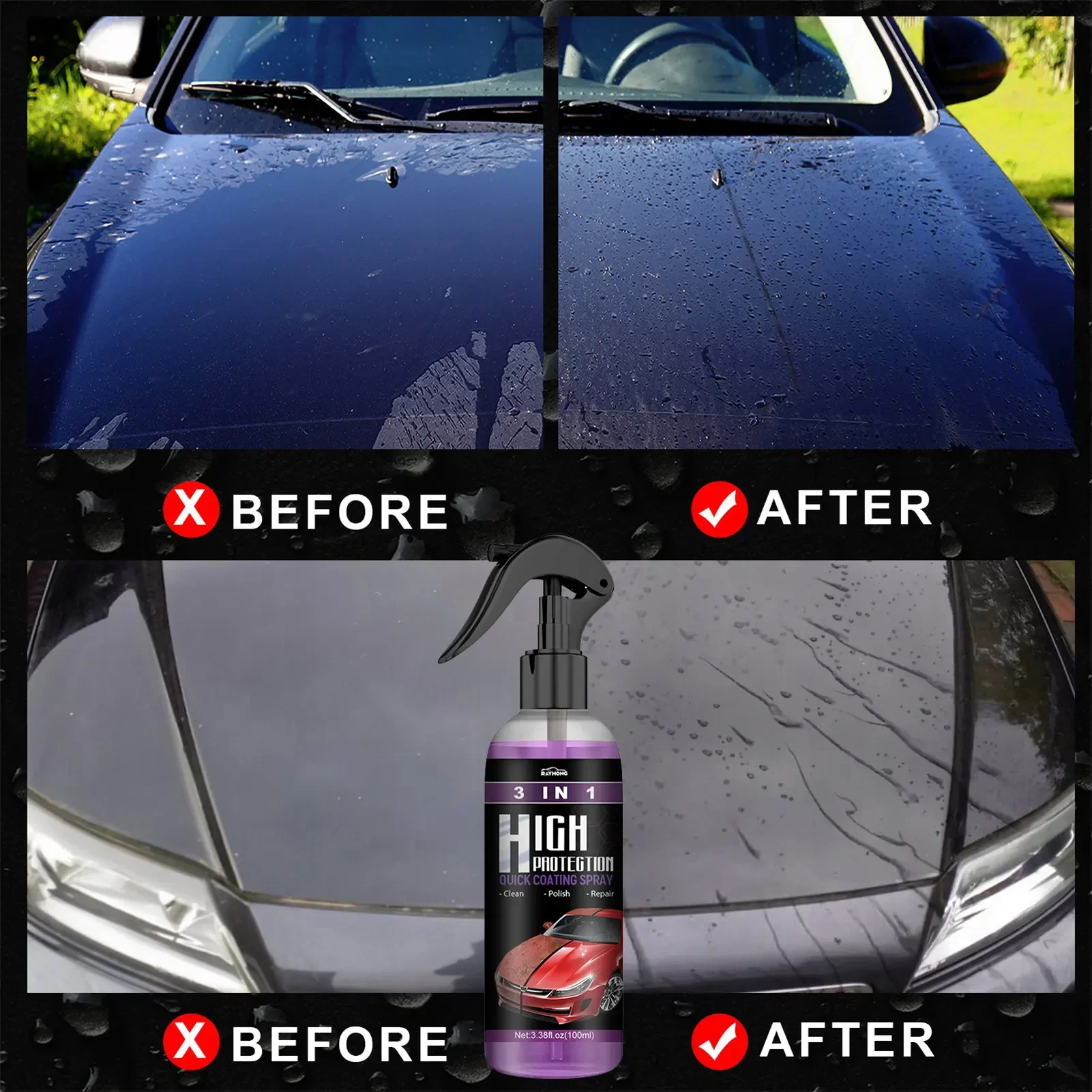 3-in-1 Auto Keramik-Flüssigbes – Nano Liquid Coating Bewertung und Preis